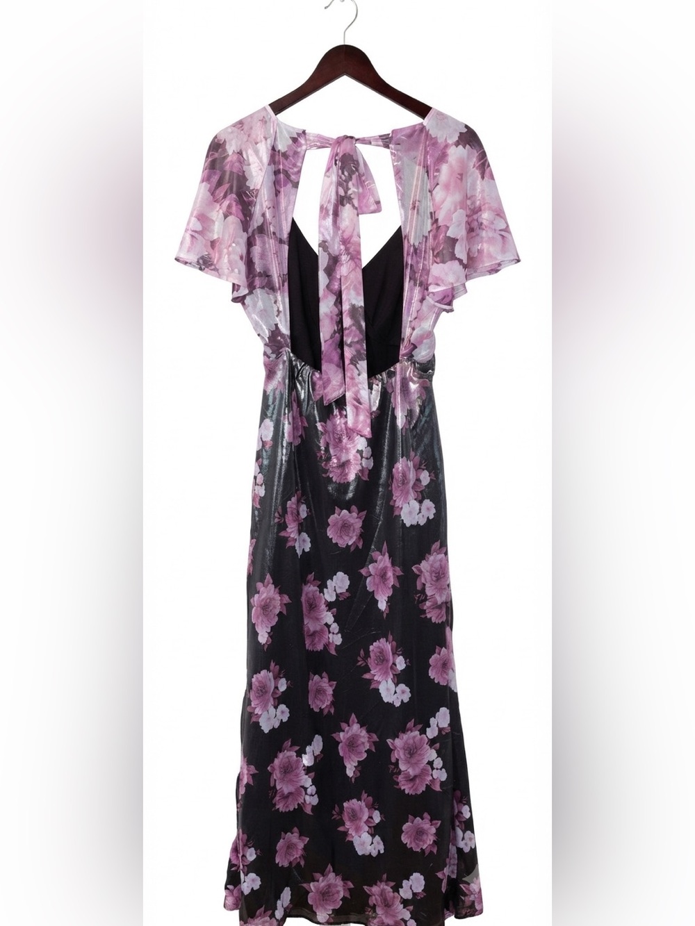 ASOS Design Floral Open-Back Dress - Picture 4 of 6